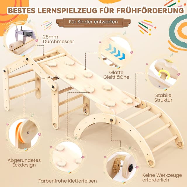 Thumbnail 4 de Montessori Klettergerüst 8-in-1 Indoor Set