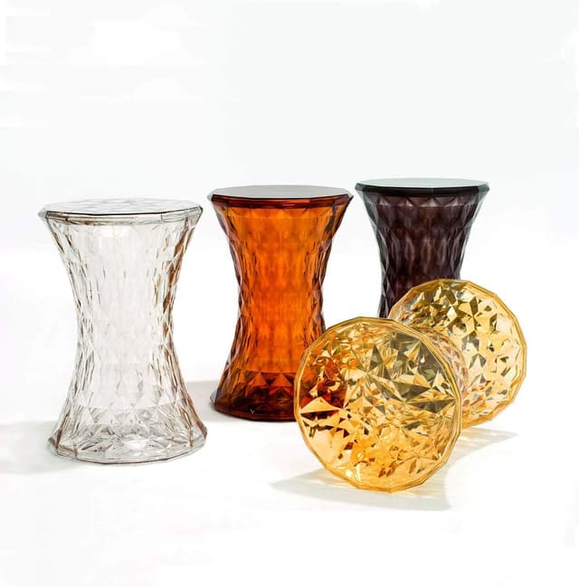 Detalle 2 de Kartell Stone Sgabello in cristallo