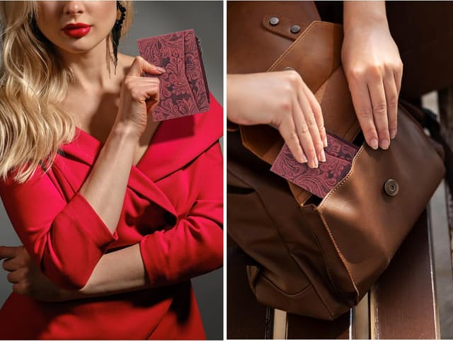 Thumbnail 6 de Oak Leathers women’s RFID wallet 4.2in