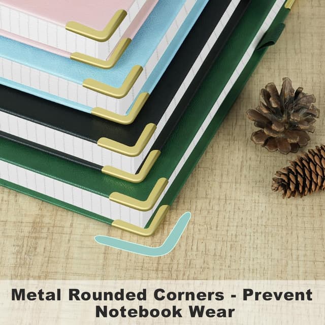 Detalle 2 de AOOSU Spiral Notebook A5 a griglia, 300 pagine