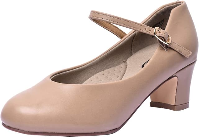 Thumbnail 6 de STELLE Women’s Character Dance Shoes with 2" Ankle Strap Heels (Ballroom, Latin, Salsa & More)