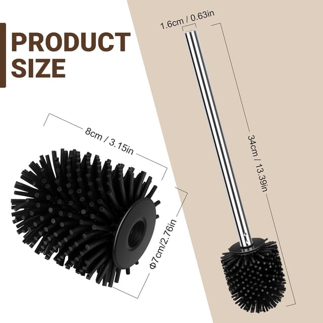 Thumbnail 1 de EINESIN 4 Stück Silikon Klobürsten