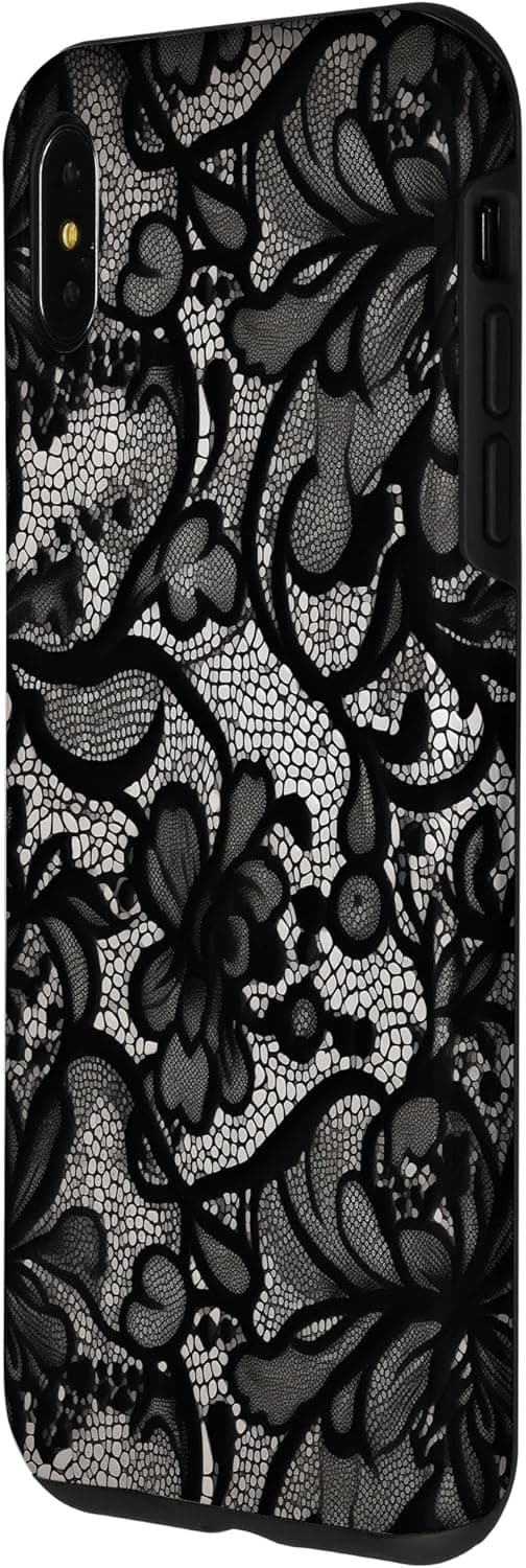 Detalle 2 de Coque iPhone XS Max dentelle noire