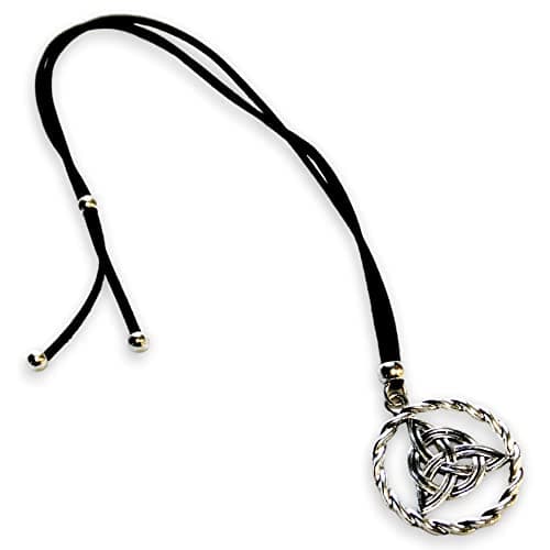 Thumbnail 6 de Collar Nudo de Bruja WORLD GOBLINS en antelina negra (50 cm) con amuleto de protección y bolsa de yute