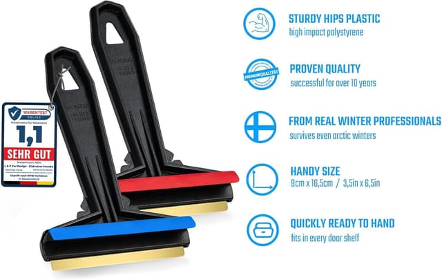 Thumbnail 5 de Murska Brass Ice Scraper 2-pack for car windscreens