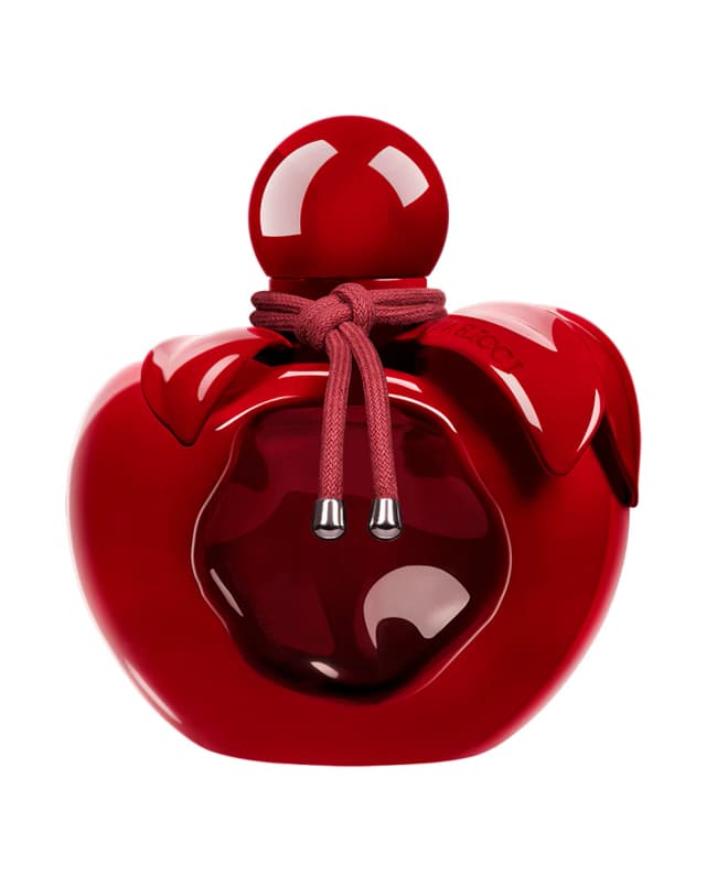 Detalle de Nina Ricci Nina Rouge Crush perfume 89% origen natural