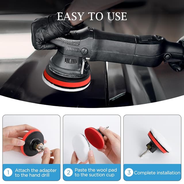 Thumbnail 4 de Cozary Esponja Pulir 80mm, kit 17 piezas 🧽