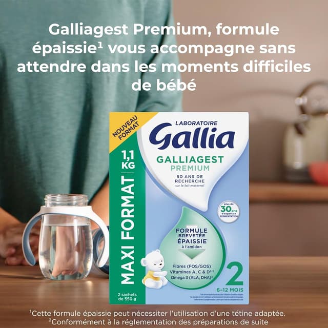 Thumbnail 3 de Gallia Galliagest 1,1 kg lait en poudre