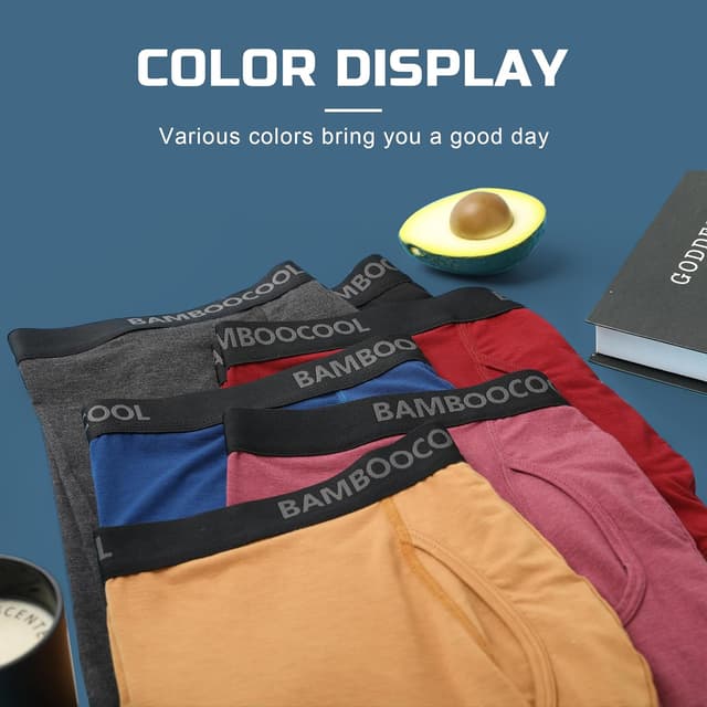 Thumbnail 5 de BAMBOO COOL Boxer Briefs 7-Pack 🩲