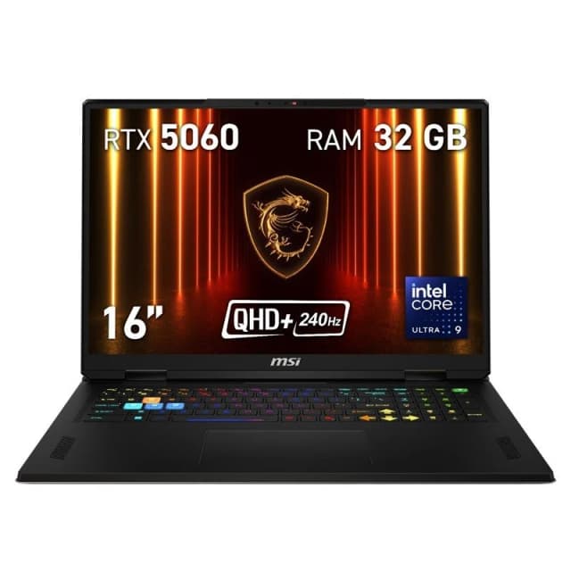 Detalle de MSI Vector 16 HX AI: potencia avanzada