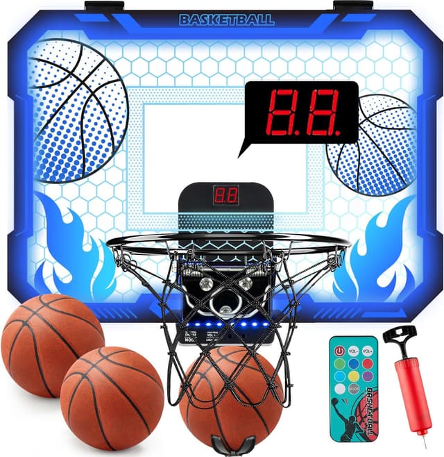 Imagen de VROGTIK Indoor Basketball Hoop LED with Remote en OfertitasTOP