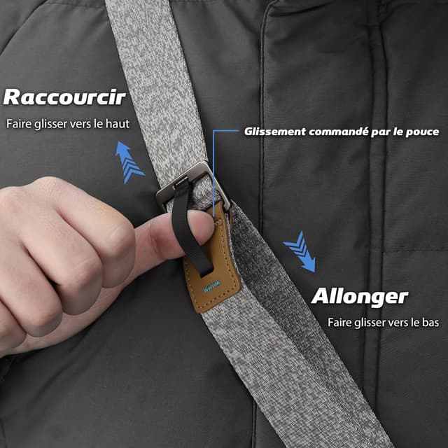 Detalle 2 de Sunya Sangle appareil photo corde nylon 90 kg