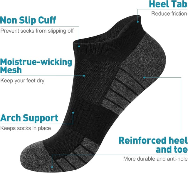 Detalle 2 de HIYATO Sneaker Socken 10 Paar atmungsaktiv