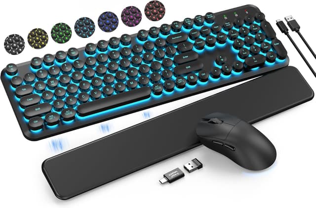 Detalle de Trueque Wireless Backlit Keyboard 33ft