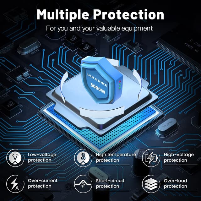 Thumbnail 3 de JARXIOKE Inverter Onda Pura 3000W 12V