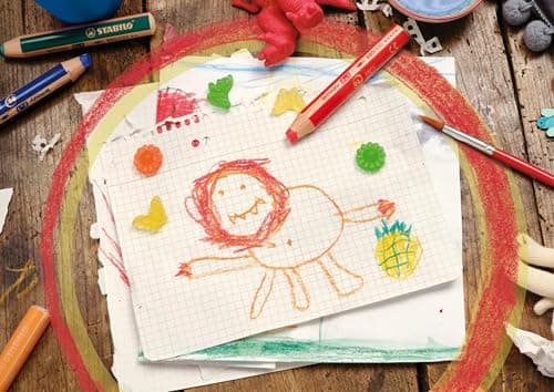 Detalle 2 de STABILO Lápiz multitalento woody 3 en 1 — estuche 10 colores