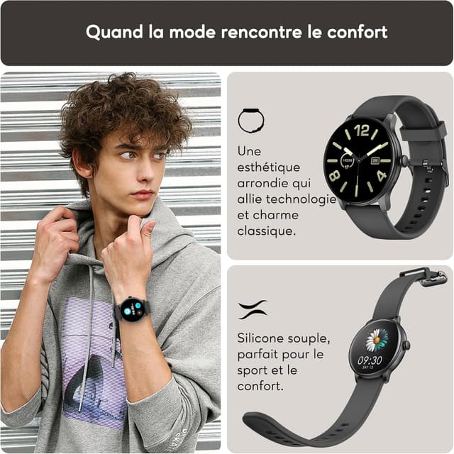 Thumbnail 1 de AcclaFit Montre Connectée 1,38"
