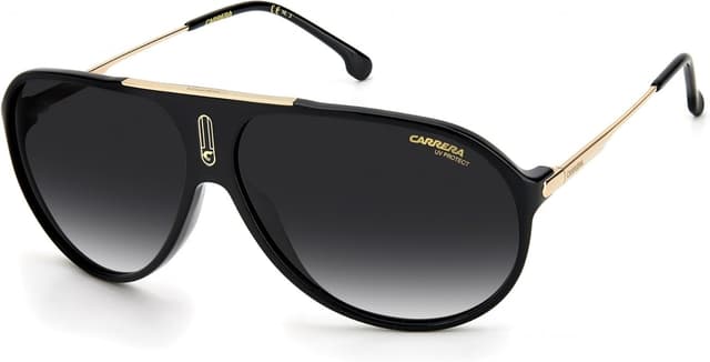 Detalle de Carrera Hot65 occhiali da sole Carrera Sunglasses 807/9O BLACK (misura 63 mm) con custodia protettiva