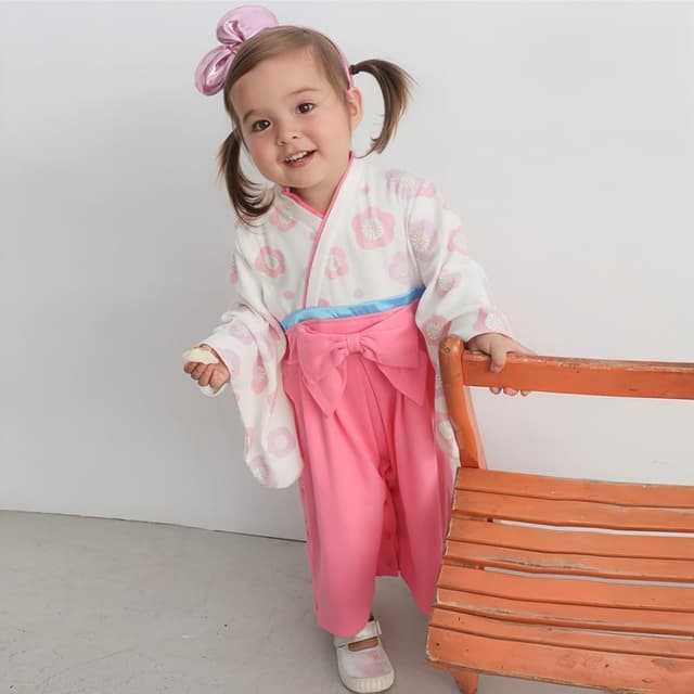 Detalle de KRUIHAN Pagliaccetto kimono per bambino in cotone (9-36 mesi) con 2 paia di calzini