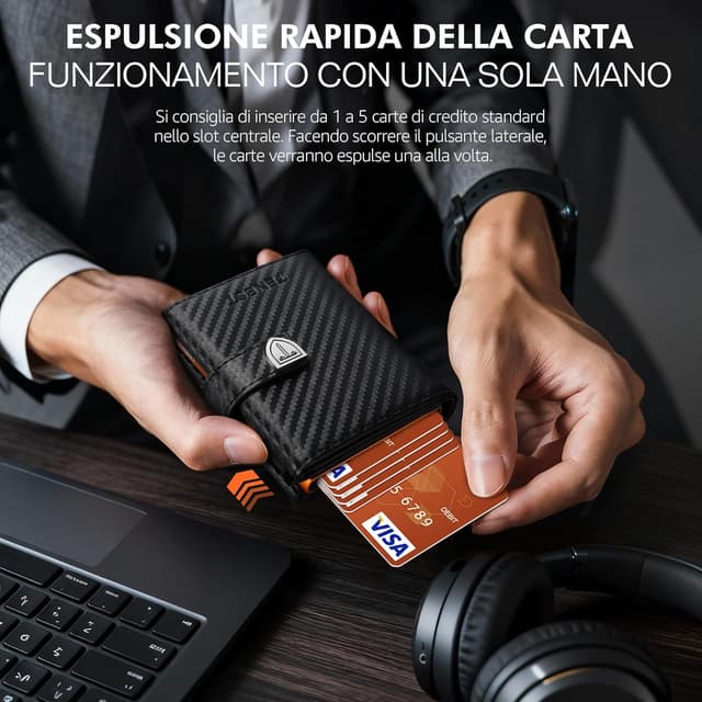 Thumbnail 4 de TENBST Portafoglio Uomo 7 slot