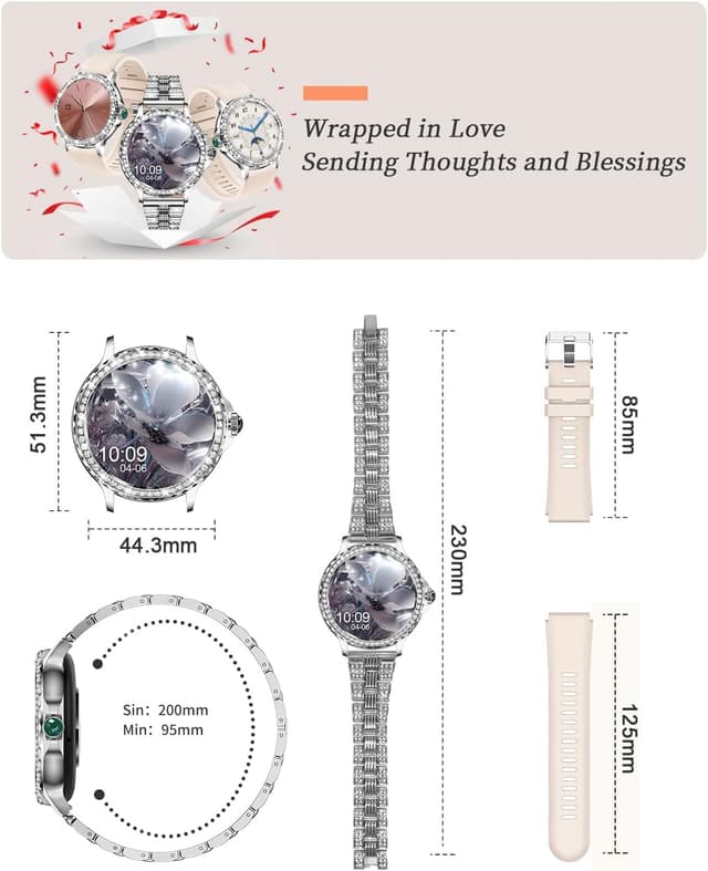 Thumbnail 6 de Smart watch for women 1.3 inch HD