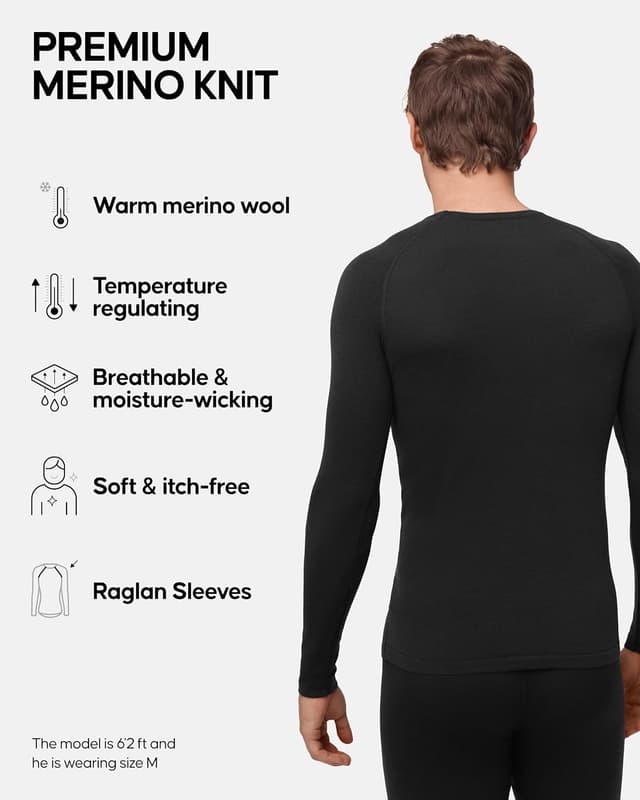 Thumbnail 2 de DANISH ENDURANCE Thermal Top for Men 180 g/m²