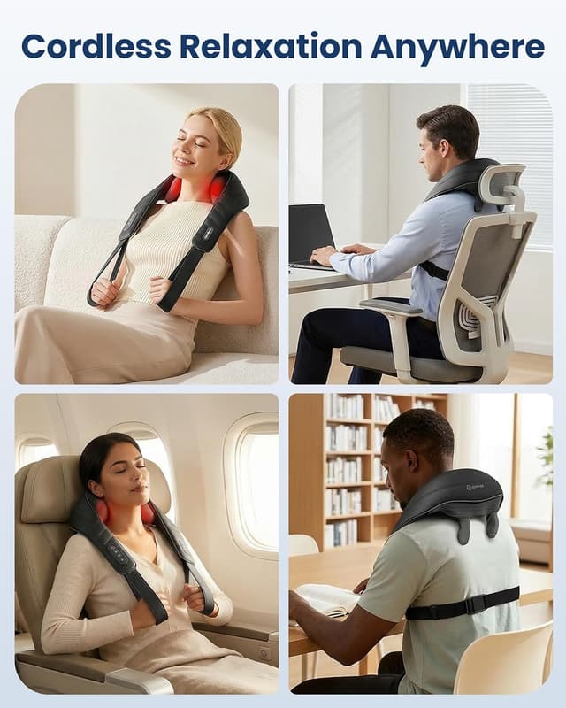 Thumbnail 4 de COMFIER Kabelloses Nackenmassagegerät 70 Min 💆