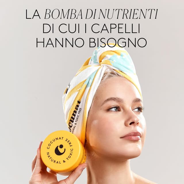 Detalle 1 de COCUNAT Boombastic Maschera Capelli Nutriente 200 ml