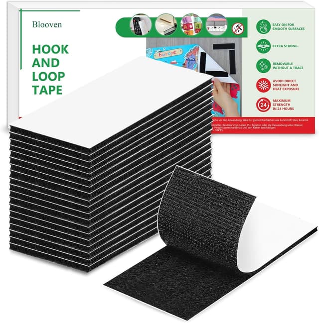 Detalle de Klettband Selbstklebend 50 x 100 mm, 20-teilig