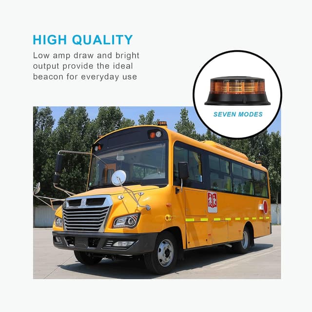 Thumbnail 6 de Agrieyes Amber Beacon Light 4.2Inch 🚨