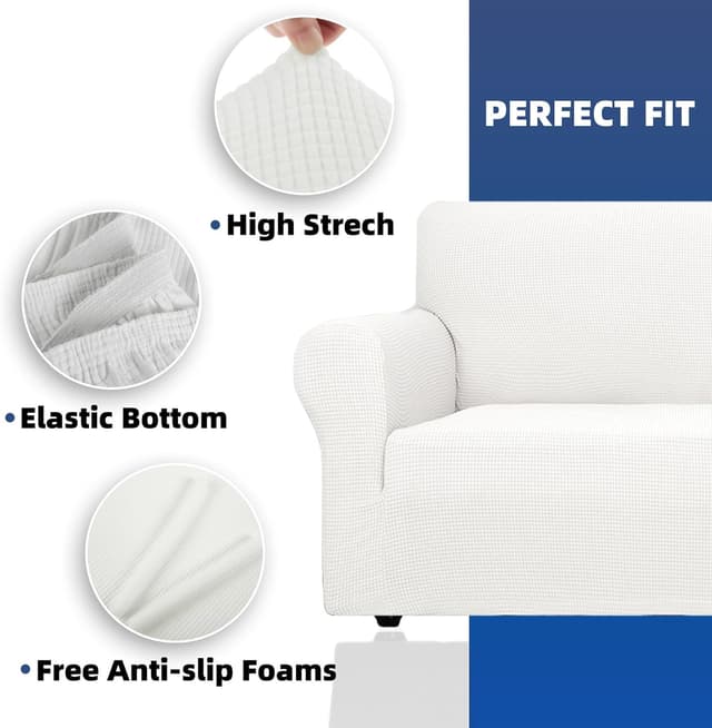 Thumbnail 5 de Ystyle Copridivano Universale Bianco con Braccioli