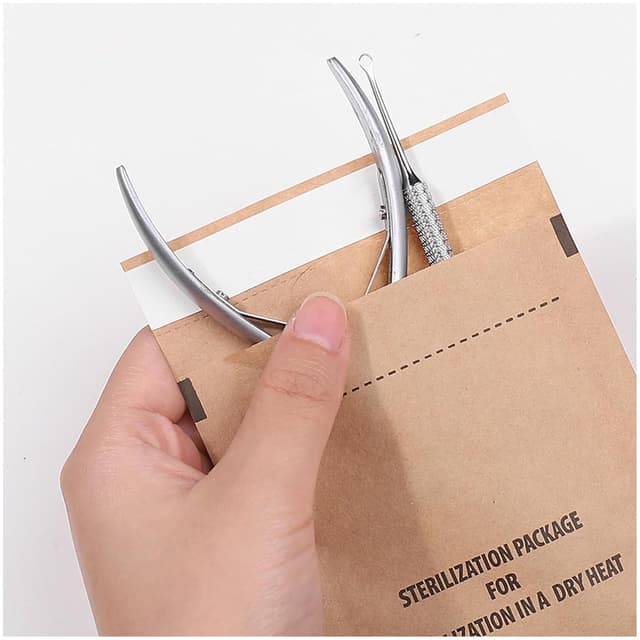 Detalle 2 de Kraft self sealing sterilisation bags