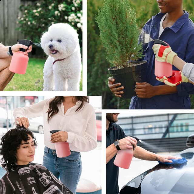 Thumbnail 6 de Plant Mister Spray Bottle 600ML Pink – Adjustable Indoor Plant Mister Trigger Spray