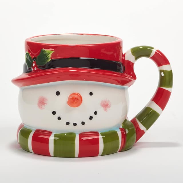 Detalle 2 de Certified International Holiday 4-Piece Mug Set (18 oz) — Multicolor Earthenware