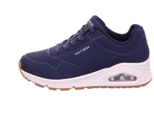 Detalle 2 de Skechers Uno Zapatillas mujer Navy Durabuck Mesh, 37,5