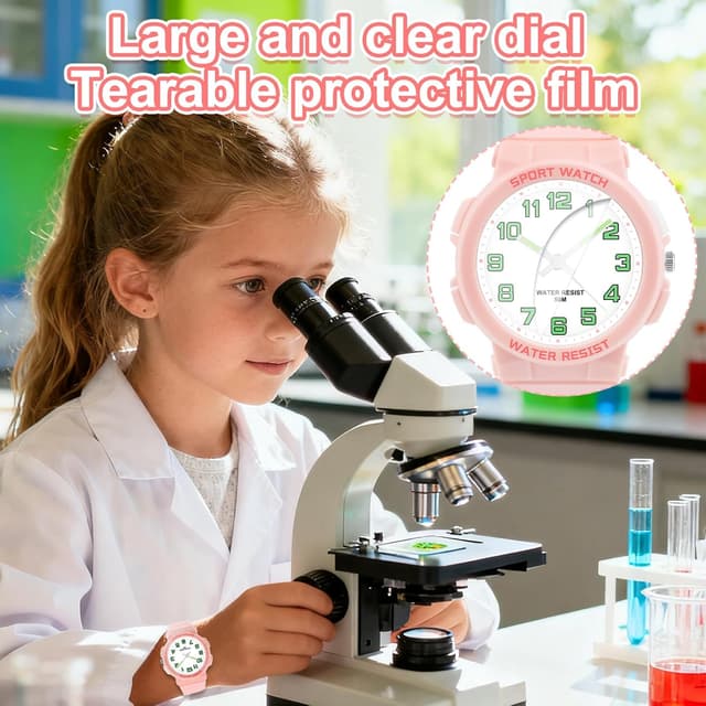 Thumbnail 4 de Kinderuhr mit Licht 50 m wasserdicht