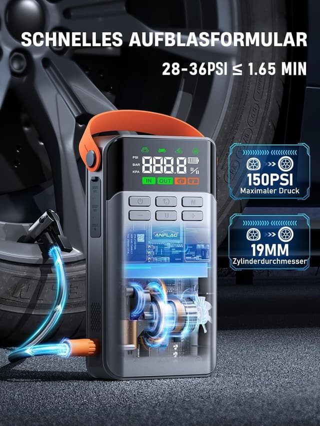 Detalle de ANFLAG BD50 Starthilfe 150 PSI