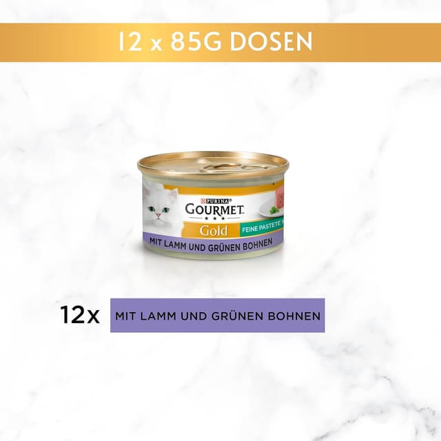 Thumbnail 3 de Gourmet Gold Feine Pastete 12×85g Katzenfutter 🐱