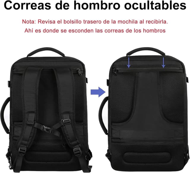 Thumbnail 3 de MATEIN Mochila Viaje Cabina 40x30x20