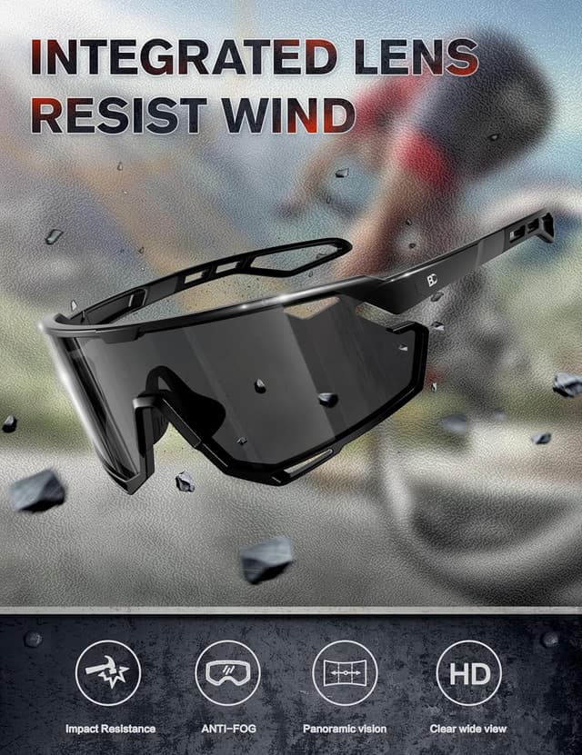 Detalle de Bircenpro Photochromic Cycling Glasses UV400