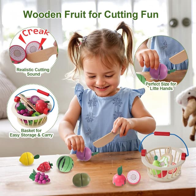 Thumbnail 3 de Smartwo Holz Küchenzubehör Kinder Spielset 12 Teile