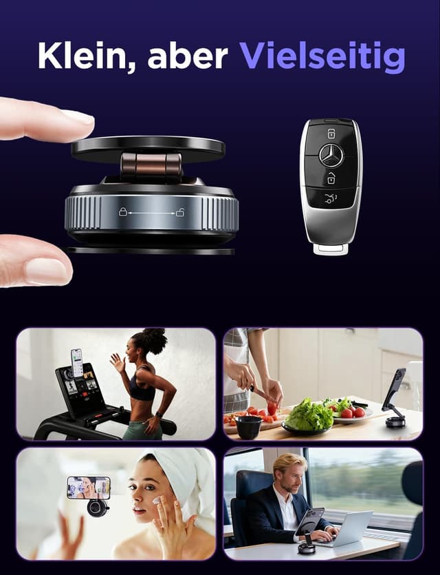 Thumbnail 3 de MSXTTLY Vmag-S2 Magnetische Handyhalterung 360°