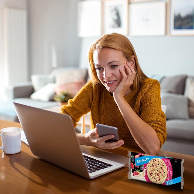 Thumbnail 4 de Bicentury Tortitas de Arroz con Chocolate Blanco y Frutos Rojos 🍫