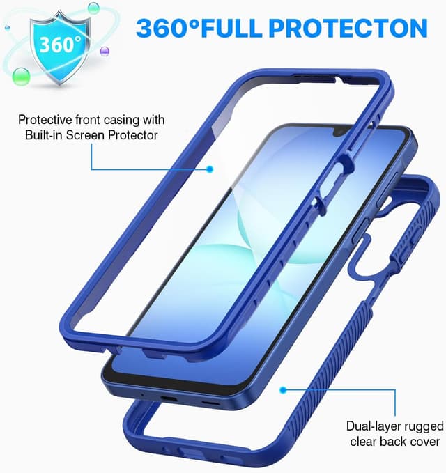 Detalle 2 de CENHUFO Samsung Galaxy A16 360° case with screen protector