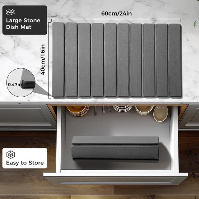 Thumbnail 4 de Ostyel Alfombrilla de goteo 60×40 cm 🍴