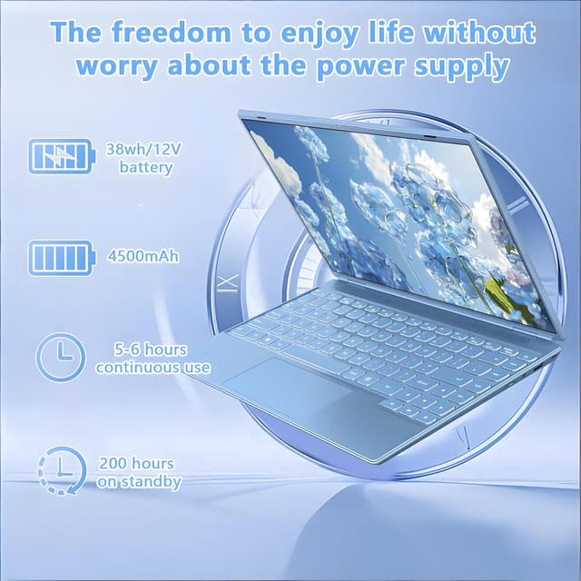 Thumbnail 5 de HUQPPQ 14" Celeron N5095 8GB 256GB laptop