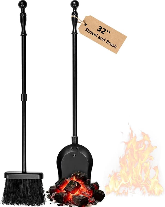 Detalle de AMAGABELI 81cm fireplace shovel set