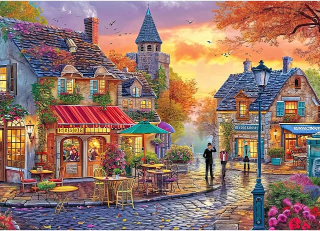 Detalle de Puzzle 1000 Teile Neonstraße, 70 x 50 cm