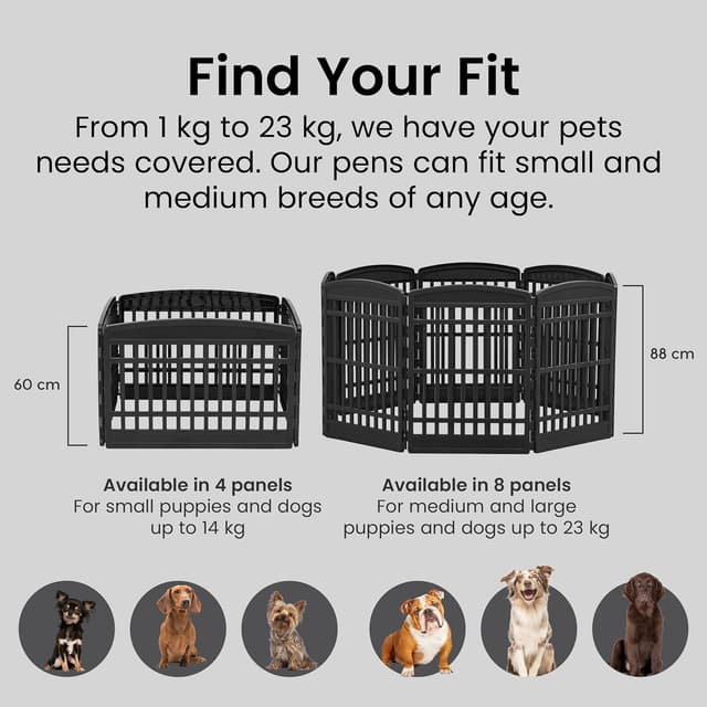 Thumbnail 2 de Iris Ohyama Recinto Cani CI-604E 4 pannelli Bianco 60 cm