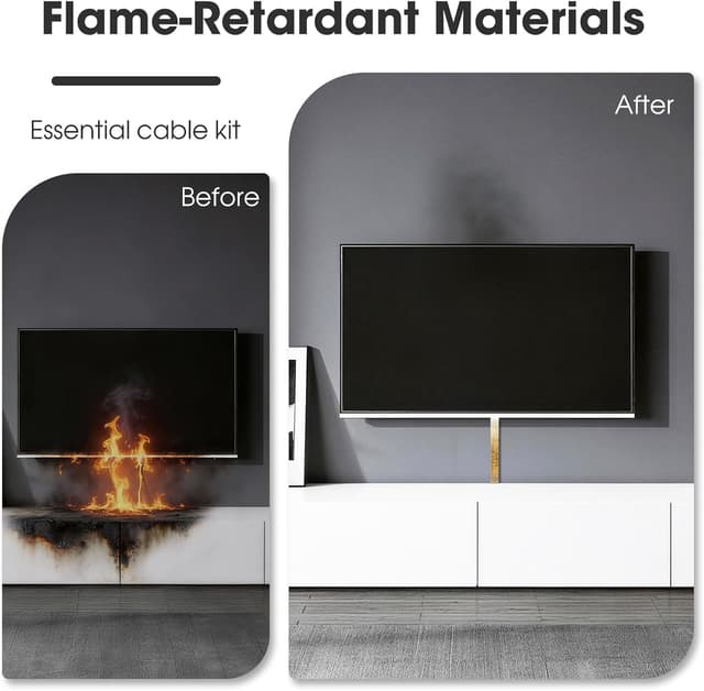 Thumbnail 5 de Flow fire L400mm x W24mm cable trunking 4.8m